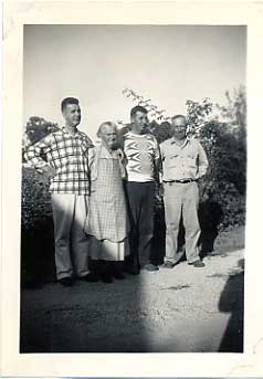 Wayne, Alice, Keith, Willis - c.1955